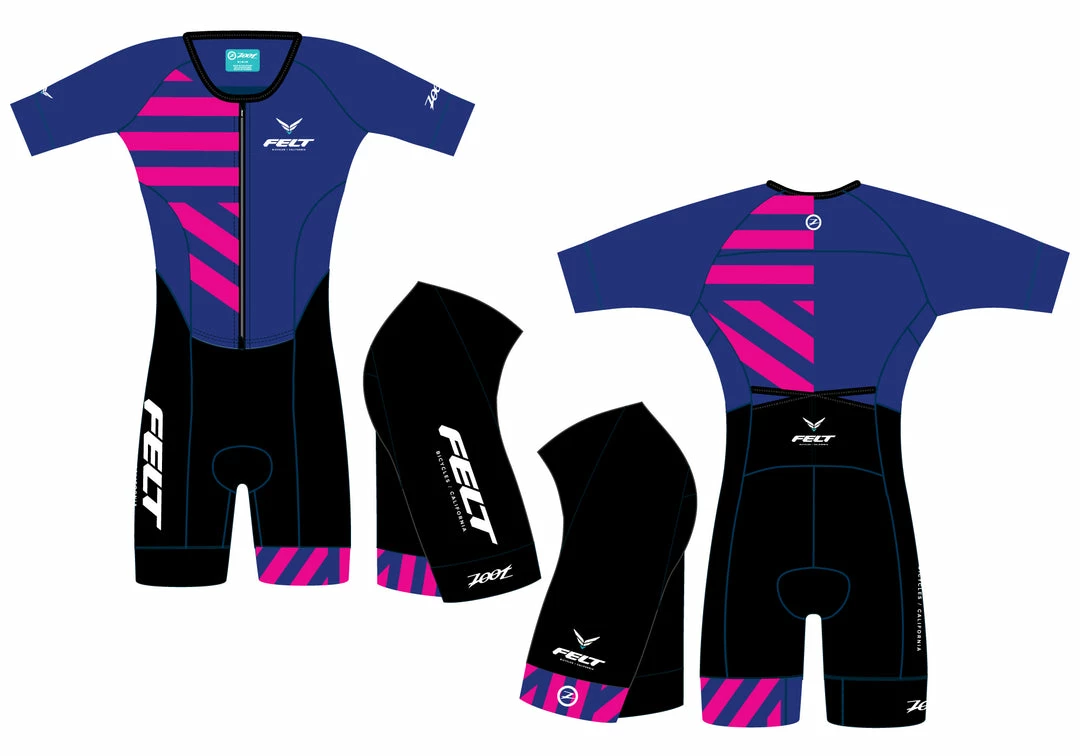 Felt Bicycles Felt Triathlon Aero FZ Racesuit Women's 7 Felt Bicycles Felt Triathlon Aero FZ Racesuit Women's