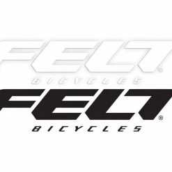 Felt Bicycles DECAL LOGO 4" (WHITE) Miscellaneous