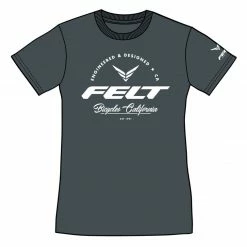 Felt Bicycles Classique Dark Grey T-Shirt | Women's