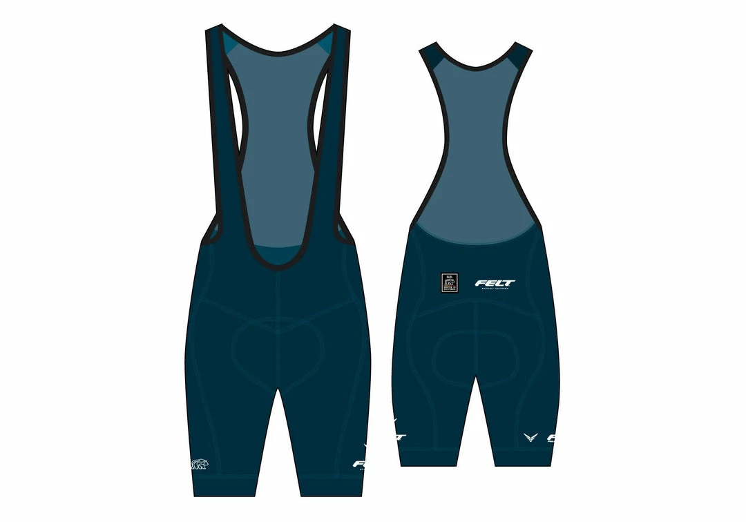 Felt Bicycles Felt - Eliel Laguna Seca Bib Shorts Navy - Women's 1 Felt Bicycles Felt - Eliel Laguna Seca Bib Shorts Navy - Women's