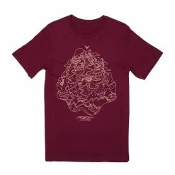 Felt Bicycles Shirts & Hoodies Fondo Maroon T-Shirt | Men's
