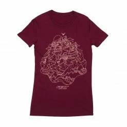 Felt Bicycles Shirts & Hoodies Fondo Maroon T-Shirt | Women's