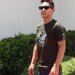 Felt Bicycles Script Dark Olive T-Shirt | Men's