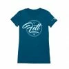 Felt Bicycles Shirts & Hoodies Script Deep Teal T-Shirt | Women's